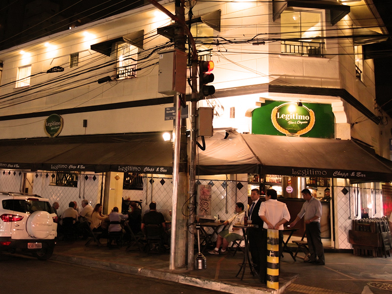 Ambiente do Legítimo Bar